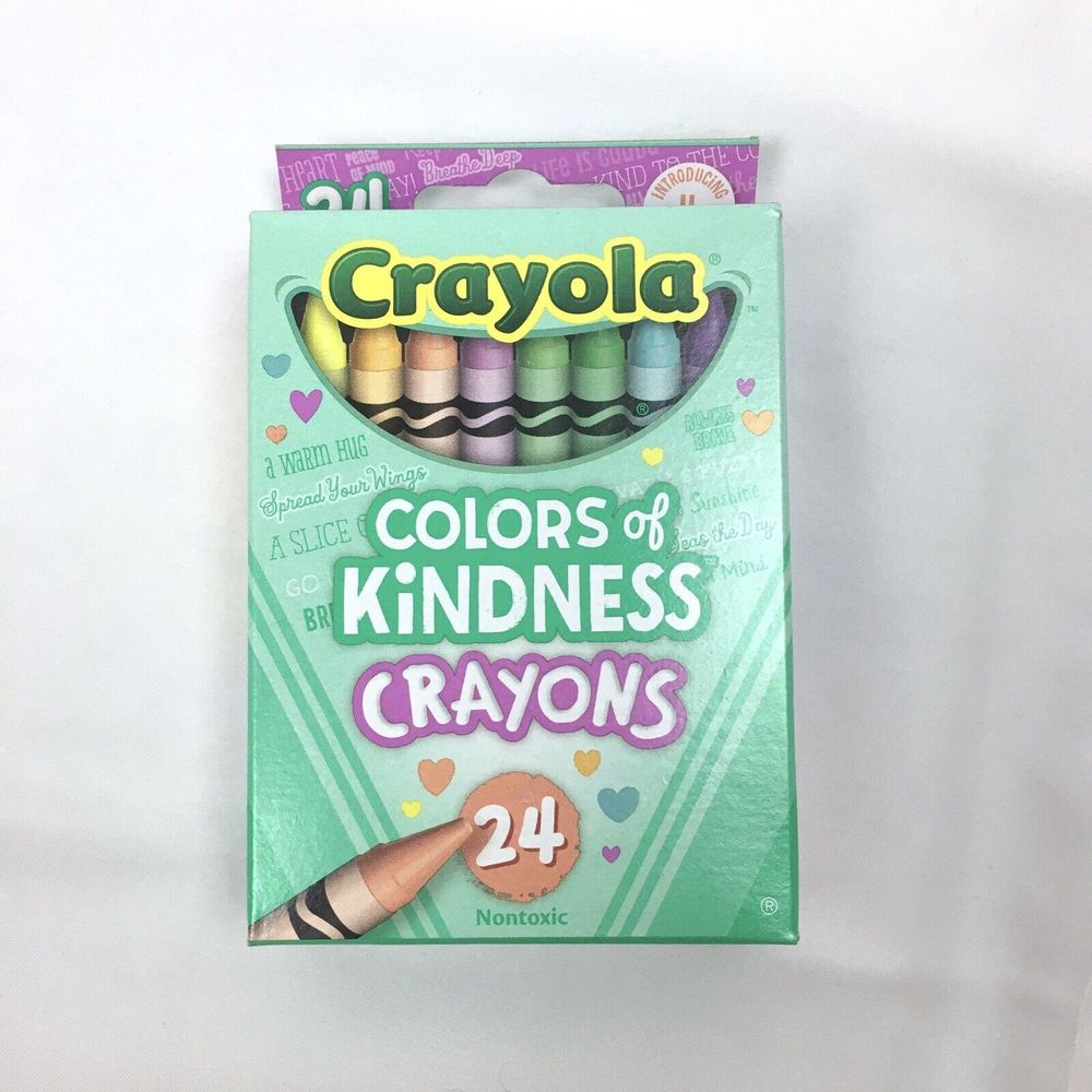 New Crayola Colors of Kindness Crayons 24 Count